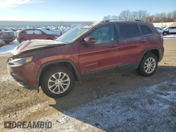 2020 Jeep Cherokee Latitude with VIN 1C4PJMCB3LD651068, listed as a Copart auction lot 87751455 with 72,700 mi miles and Salvage Title. Bid and sale history available at carsss.com. Image 1.