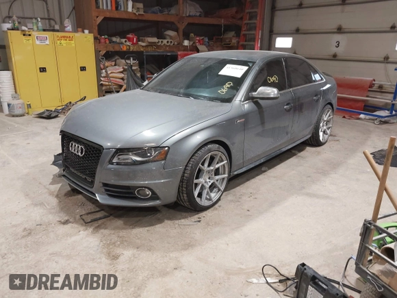 2012 Audi S4 Premium Plus with VIN WAUBGAFL7CA025145, listed as a IAAI auction lot 41360640 with 115,813 mi miles. Bid and sale history available at carsss.com. Image 2.