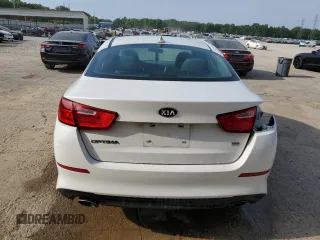 2015 Kia Optima LX with VIN 5XXGM4A71FG425904, listed as a Copart auction lot 59756495 with 143,664 mi miles and Salvage title. Bid and sale history available at DreamBid. Image 6.