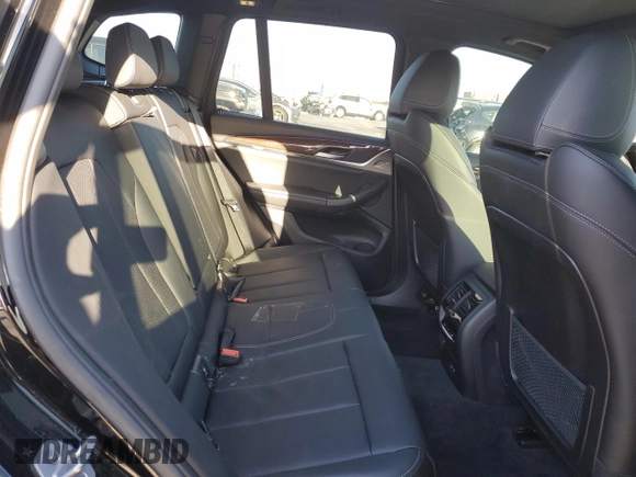 2024 BMW X3 sDrive30i with VIN 5UX43DP0XR9U58299, listed as a Copart auction lot 47617185 with 9,385 mi miles and Salvage Title. Bid and sale history available at DreamBid. Image 11.