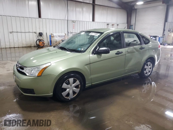 2008 Ford Focus S with VIN 1FAHP34N78W211278, listed as a Copart auction lot 48171995 with 142,003 mi miles and Salvage Title. Bid and sale history available at carsss.com. Image 1.