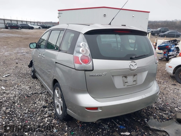 2007 Mazda 5 Touring with VIN JM1CR29L570139627, listed as a IAAI auction lot 41153270 with 90,228 mi miles and . Bid and sale history available at carsss.com. Image 3.