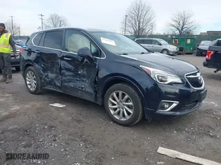 2020 Buick Envision Essence with VIN LRBFXCSA3LD036581, listed as a IAAI auction lot 41482864 with 42,106 mi miles. Bid and sale history available at carsss.com. Image 1.