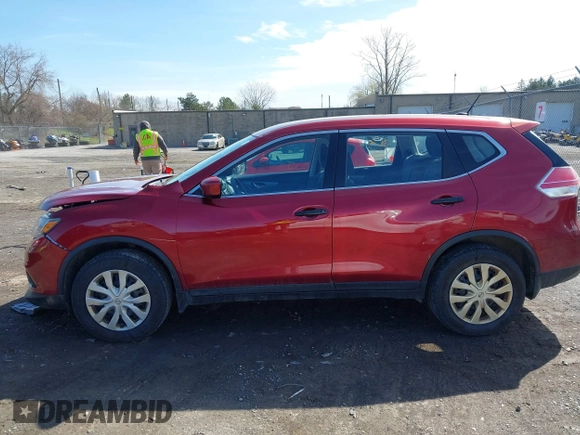2016 Nissan Rogue SV with VIN KNMAT2MV7GP606961, listed as a IAAI auction lot 41964530 with 147,671 mi miles. Bid and sale history available at carsss.com. Image 15.