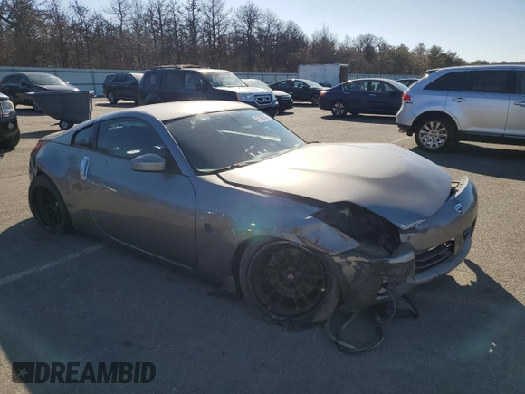 2007 Nissan 350Z Touring with VIN JN1BZ34E87M551191, listed as a Copart auction lot 47386845 with Not Provided miles and Salvage Title. Bid and sale history available at carsss.com. Image 4.