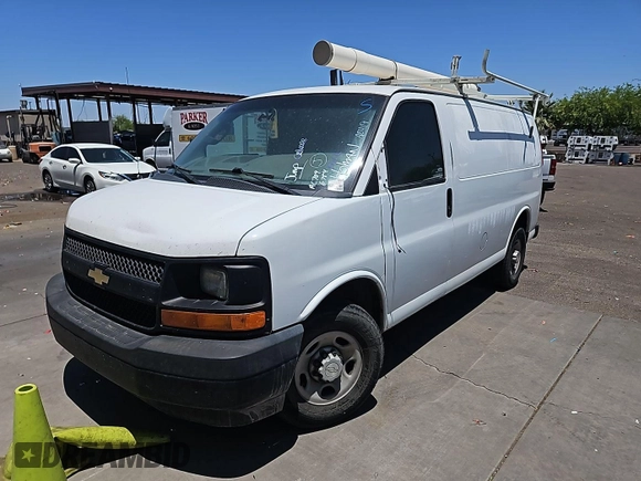 2017 Chevrolet Express Cargo with VIN 1GCWGAFF4H1326784, listed as a IAAI auction lot 42667321 with 151,394 mi miles and . Bid and sale history available at DreamBid. Image 16.