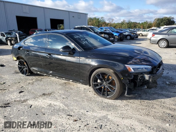 2023 Audi A5 Sportback S line Premium Plus with VIN WAUFACF56PA022873, listed as a Copart auction lot 80595863 with 14,361 mi miles. Bid and sale history available at carsss.com. Image 4.