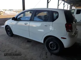 2008 Chevrolet Aveo LS with VIN KL1TD66638B019522, listed as a Copart auction lot 78677024 with 141,202 mi miles and Salvage Title. Bid and sale history available at DreamBid. Image 2.