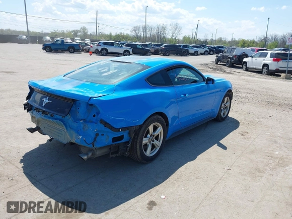 2017 Ford Mustang V6 with VIN 1FA6P8AM2H5333214, listed as a IAAI auction lot 42105523 with 121,324 mi miles and . Bid and sale history available at carsss.com. Image 4.