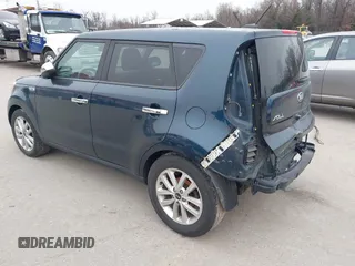 2018 Kia Soul + with VIN KNDJP3A53J7510203, listed as a IAAI auction lot 41554785 with 248,734 mi miles. Bid and sale history available at carsss.com. Image 3.