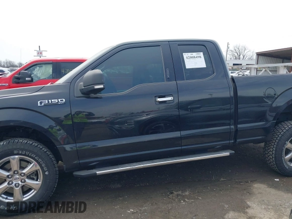 2018 Ford F-150 XL with VIN 1FTFX1E51JFB73329, listed as a IAAI auction lot 42008498 with 42,274 mi miles. Bid and sale history available at carsss.com. Image 15.