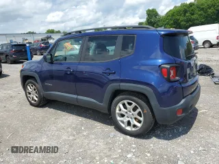 2017 Jeep Renegade Latitude with VIN ZACCJABB7HPE45338, listed as a Copart auction lot 56951665 with 168,286 mi miles and Salvage title. Bid and sale history available at DreamBid. Image 2.
