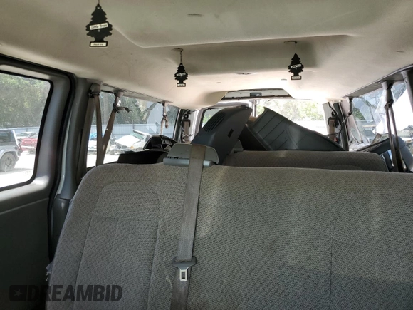 2017 Chevrolet Express Passenger LT with VIN 1GAZGPFG2H1180404, listed as a Copart auction lot 56962715 with 89,706 mi miles and Salvage title. Bid and sale history available at DreamBid. Image 10.