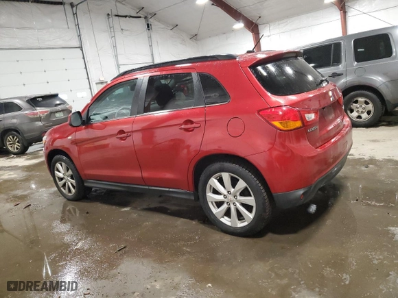 2014 Mitsubishi Outlander Sport SE with VIN 4A4AR4AU7EE003080, listed as a Copart auction lot 88042215 with 81,011 mi miles and Salvage Title. Bid and sale history available at carsss.com. Image 2.