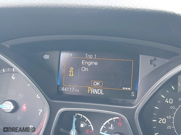 2017 Ford Focus SE with VIN 1FADP3F21HL234669, listed as a IAAI auction lot 42040873 with 44,117 mi miles. Bid and sale history available at carsss.com. Image 7.