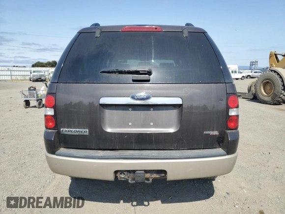 2007 Ford Explorer Eddie Bauer with VIN 1FMEU74807UB09639, listed as a Copart auction lot 59800075 with 195,294 mi miles and Salvage title. Bid and sale history available at DreamBid. Image 6.