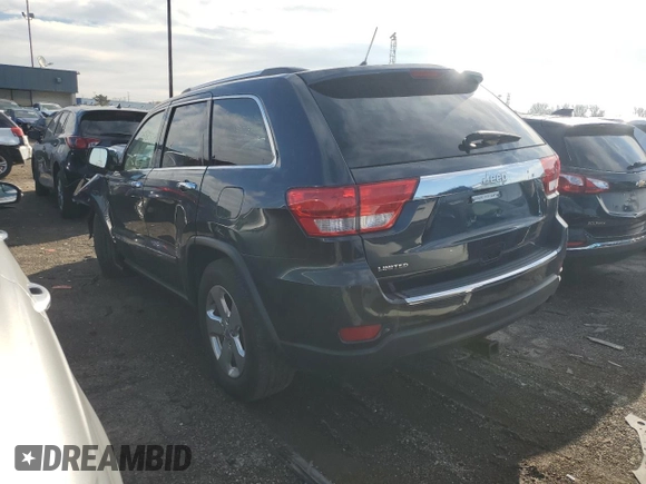 2013 Jeep Grand Cherokee Limited with VIN 1C4RJEBG6DC520591, listed as a Copart auction lot 75182834 with 78,127 mi miles and Salvage Title. Bid and sale history available at carsss.com. Image 2.