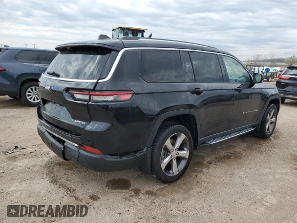 2021 Jeep Grand Cherokee Limited with VIN 1C4RJJBG9M8100545, listed as a Copart auction lot 53467375 with 40,432 mi miles and Salvage title. Bid and sale history available at DreamBid. Image 3.