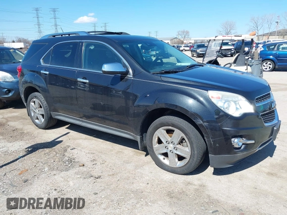 2014 Chevrolet Equinox LTZ with VIN 2GNALDEK9E6196944, listed as a IAAI auction lot 41890140 with 167,423 mi miles. Bid and sale history available at carsss.com. Image 1.