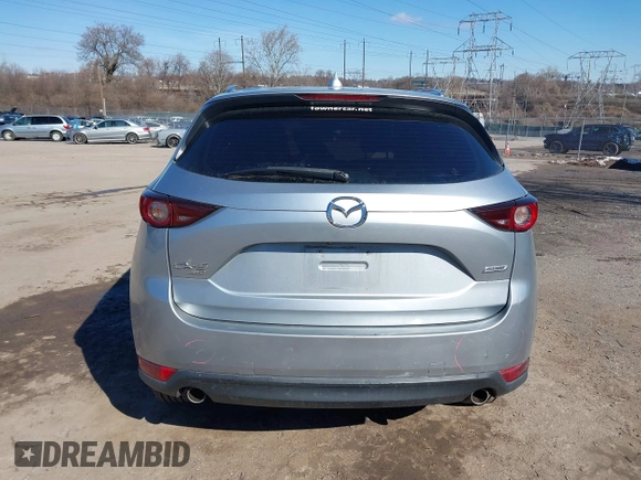 2018 Mazda CX-5 Sport with VIN JM3KFBBM8J0377526, listed as a IAAI auction lot 41592619 with 78,607 mi miles. Bid and sale history available at carsss.com. Image 17.