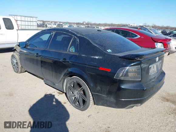 2008 Acura TL with VIN 19UUA66228A037049, listed as a IAAI auction lot 41379731 with 175,384 mi miles. Bid and sale history available at carsss.com. Image 3.