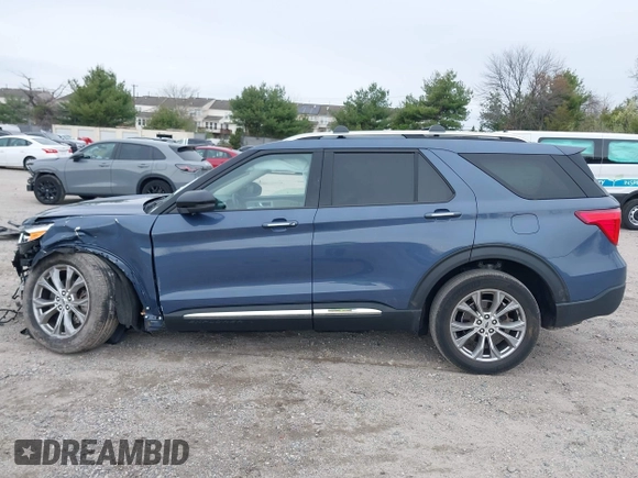 2021 Ford Explorer Limited with VIN 1FMSK8FHXMGB92339, listed as a IAAI auction lot 42016817 with 47,299 mi miles. Bid and sale history available at carsss.com. Image 14.