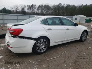 2015 Kia Cadenza Premium with VIN KNALN4D73F5194660, listed as a Copart auction lot 88107625 with 92,787 mi miles and Salvage Title. Bid and sale history available at carsss.com. Image 3.