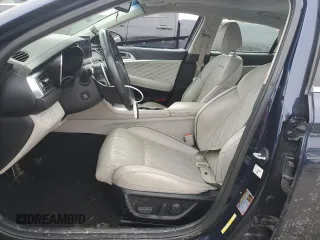 2019 Genesis G70 3.3T Advanced with VIN KMTG34LE5KU034162, listed as a Copart auction lot 46325915 with 76,555 mi miles and Salvage Title. Bid and sale history available at carsss.com. Image 7.