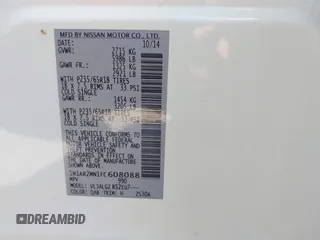 2015 Nissan Pathfinder SL with VIN 5N1AR2MN1FC608088, listed as a IAAI auction lot 42050710 with 102,532 mi miles and . Bid and sale history available at DreamBid. Image 9.