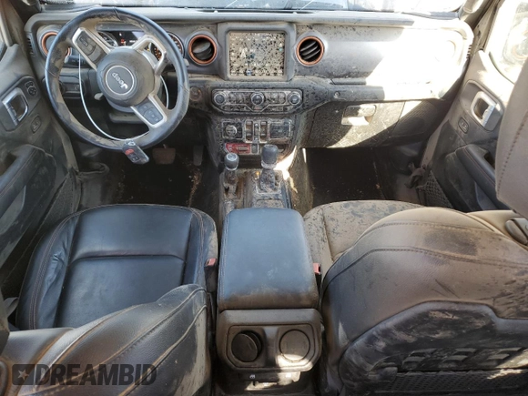 2023 Jeep Gladiator Mojave with VIN 1C6JJTEG9PL584486, listed as a Copart auction lot 81579194 with 10,318 mi miles and Salvage Title. Bid and sale history available at carsss.com. Image 8.