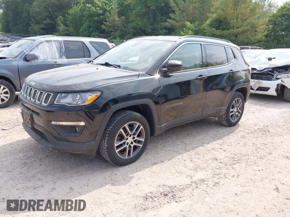 2017 Jeep Compass Latitude with VIN 3C4NJDBBXHT616909, listed as a IAAI auction lot 42457501 with 110,326 mi miles and . Bid and sale history available at DreamBid. Image 2.
