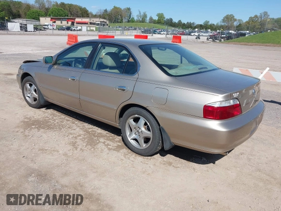 2003 Acura TL with VIN 19UUA56663A047024, listed as a IAAI auction lot 41995219 with 225,464 mi miles. Bid and sale history available at carsss.com. Image 3.
