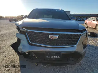 2024 Cadillac XT4 FWD Premium Luxury with VIN 1GYFZCR47RF213944, listed as a Copart auction lot 87674675 with 1,606 mi miles and Salvage title. Bid and sale history available at DreamBid. Image 5.