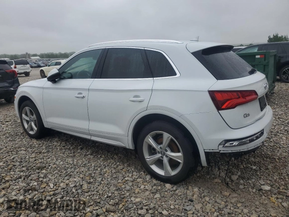 2020 Audi Q5 Premium Plus with VIN WA1BNAFY9L2102249, listed as a Copart auction lot 57608805 with 73,629 mi miles and Salvage title. Bid and sale history available at DreamBid. Image 2.