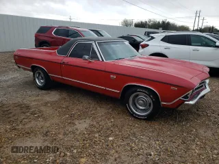1969 Chevrolet El Camino z VIN 136809K399396, wystawiony jako Copart lot #47485145 z przebiegiem 46 439 mil mil oraz Czysty tytuł • Clean title. Historia ofert i sprzedaży dostępna na DreamBid. Obrazek 4.
