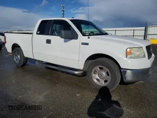 2006 Ford F-150 XL with VIN 1FTPX12V36NB64055, listed as a Copart auction lot 47470455 with 155,187 mi miles and Salvage Title. Bid and sale history available at carsss.com. Image 4.