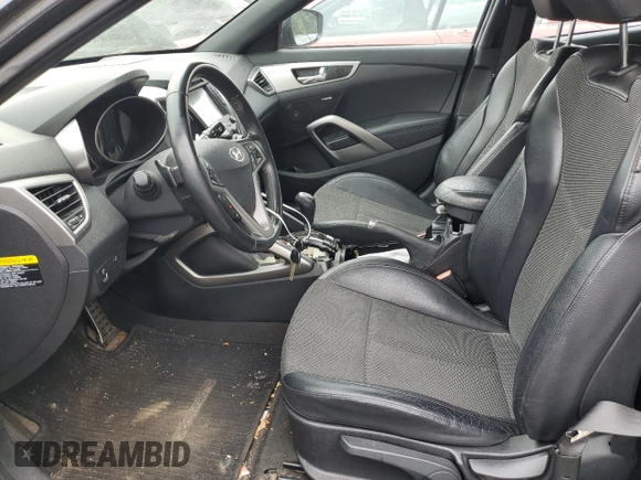 2016 Hyundai Veloster with VIN KMHTC6AD5GU250910, listed as a Copart auction lot 60926793 with 78,205 mi miles. Bid and sale history available at carsss.com. Image 7.