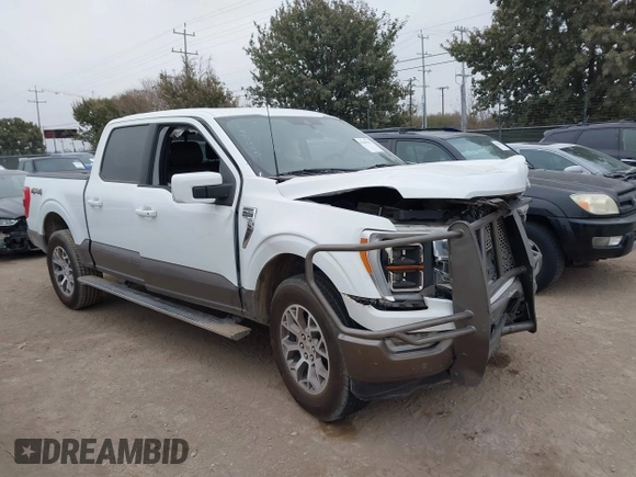 2022 Ford F-150 XL with VIN 1FTFW1E81NFA79695, listed as a IAAI auction lot 41430759 with 48,507 mi miles. Bid and sale history available at carsss.com. Image 1.