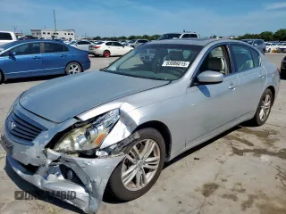 2011 Infiniti G25 with VIN JN1DV6AP2BM601104, listed as a Copart auction lot 63086015 with 81,943 mi miles and Salvage title. Bid and sale history available at DreamBid. Image 1.