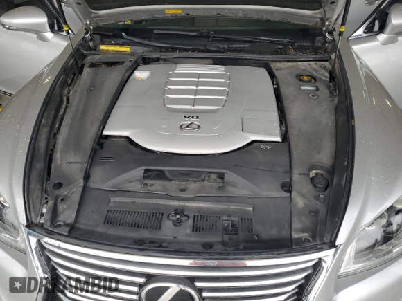 2013 Lexus LS 460 with VIN JTHCL5EF0D5018682, listed as a Copart auction lot 55614405 with 138,319 mi miles and Salvage title. Bid and sale history available at DreamBid. Image 11.