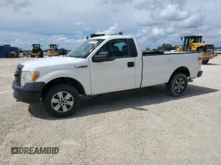 2013 Ford F-150 XL with VIN 1FTMF1EM2DKD10744, listed as a Copart auction lot 45233825 with 101,961 mi miles and Salvage Title. Bid and sale history available at carsss.com. Image 1.