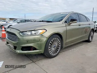 2013 Ford Fusion Titanium with VIN 3FA6P0K97DR169672, listed as a Copart auction lot 59205395 with Not provided miles and Salvage title. Bid and sale history available at DreamBid. Image 1.