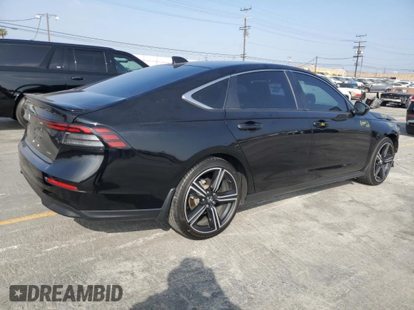 2023 Honda Accord Sport with VIN 1HGCY2F59PA041172, listed as a Copart auction lot 56835455 with 16,638 mi miles and Salvage title. Bid and sale history available at DreamBid. Image 3.