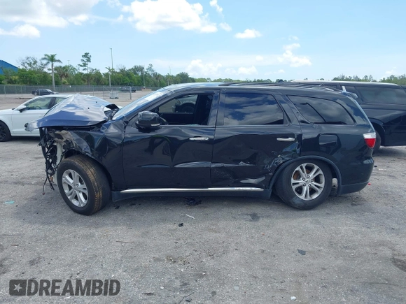 2013 Dodge Durango Crew with VIN 1C4RDHDG9DC684746, listed as a IAAI auction lot 42473302 with 122,602 mi miles and . Bid and sale history available at DreamBid. Image 15.