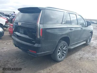 2023 Cadillac Escalade 4WD Sport with VIN 1GYS4EKL4PR215611, listed as a IAAI auction lot 41738040 with 55,953 mi miles. Bid and sale history available at carsss.com. Image 4.