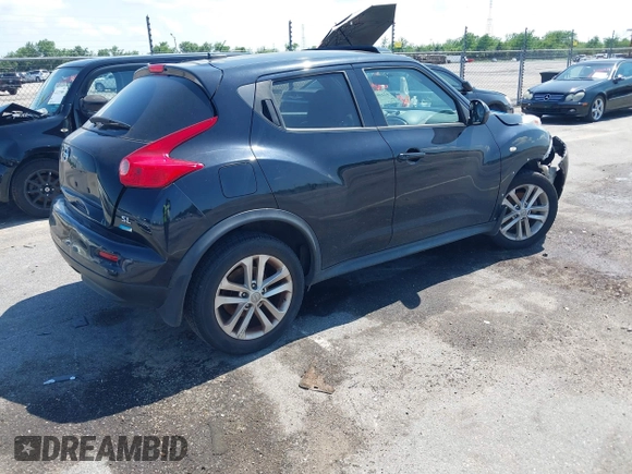 2014 Nissan Juke S with VIN JN8AF5MR0ET352658, listed as a IAAI auction lot 42235599 with 125,787 mi miles and . Bid and sale history available at DreamBid. Image 4.