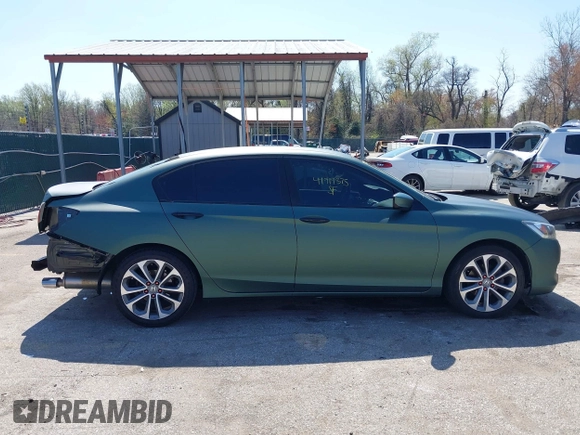 2014 Honda Accord Sport with VIN 1HGCR2F57EA091403, listed as a IAAI auction lot 41919375 with 170,743 mi miles and . Bid and sale history available at DreamBid. Image 14.