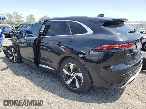 2021 Jaguar F-Pace S with VIN SADCJ2EU4MA666915, listed as a Copart auction lot 51481274 with 49,132 mi miles and Salvage title. Bid and sale history available at DreamBid. Image 2.
