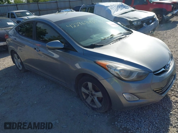 2012 Hyundai Elantra Limited z VIN KMHDH4AE2CU455811, wystawiony jako IAAI lot #42296941 z przebiegiem 230 105 mil mil oraz . Historia ofert i sprzedaży dostępna na DreamBid. Obrazek 1.