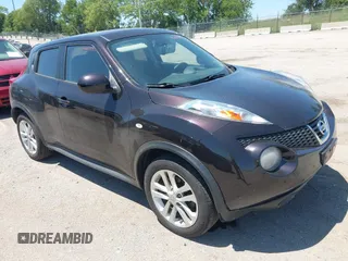 2014 Nissan Juke S with VIN JN8AF5MR4ET450642, listed as a IAAI auction lot 42624389 with 157,028 mi miles and . Bid and sale history available at DreamBid. Image 1.